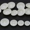 40L 25mm / 1" Ivory Faux Shell Buttons Iridescent Bowl Shape Two Hole Sewing Button 4 Pieces